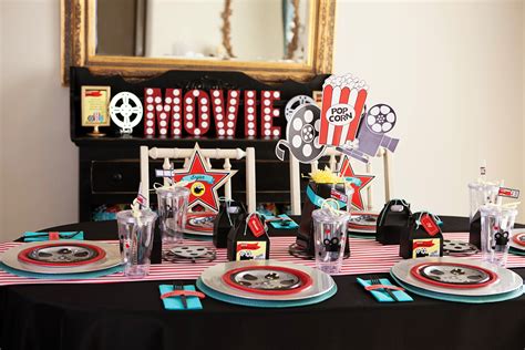 A Hollywood Movie Themed Party Everyday Party Magazine