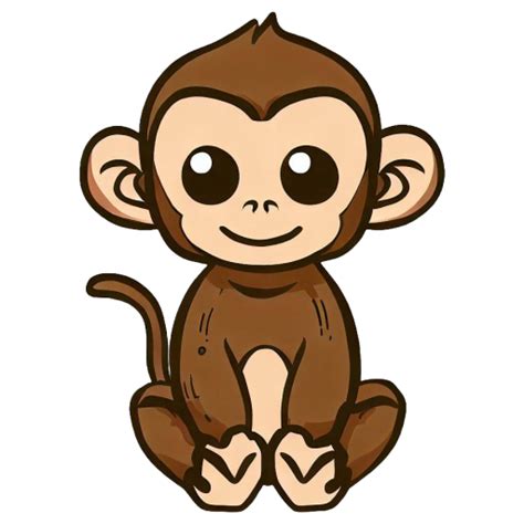 Cute Monkey Icon Cute Animal Iconpack Icon Archive