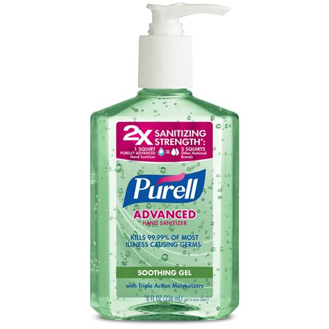 PURELL Advanced Hand Sanitizer Soothing Gel With Aloe And Vitamin E