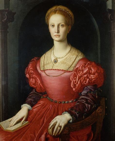 Agnolo Di Cosimo Aka Bronzino Portrait Of Lucrezia Panciatichi C