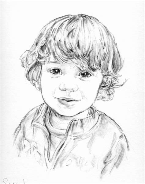 Little Boy Sketch At Explore Collection Of Little