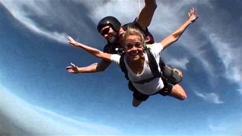 Tandem Skydive With Outside Video Youtube