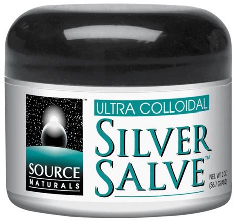 Source Naturals Ultra Colloidal Silver Salve 10 Ppm 1 Oz