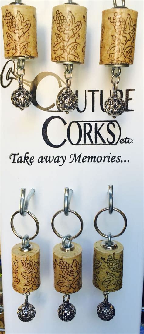 55 Best Wine Cork Keychains Images On Pinterest Corks