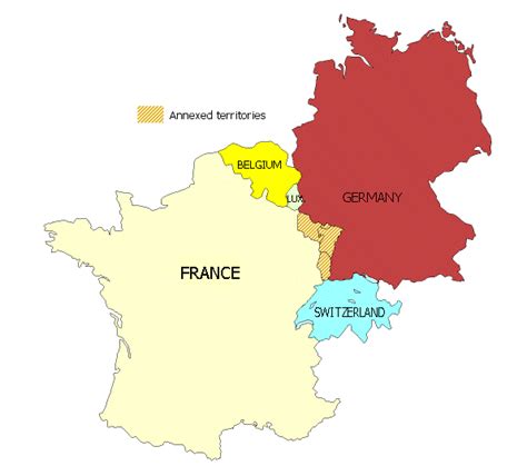 Alsace Lorraine Territory That Germany Gained From France In 1871