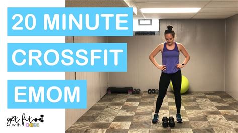 20 Minute Crossfit Emom At Home Workout Dumbbell Workout Youtube