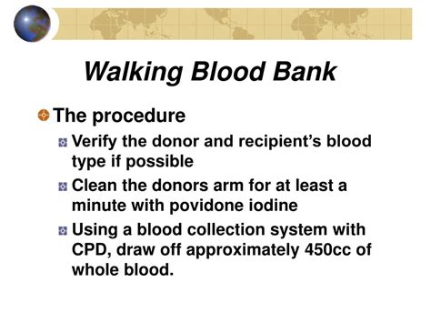 Ppt Battlefield Blood Transfusion Powerpoint Presentation Free