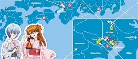 Japan Anime Map Los Lugares Más Destacados Del Manga Y Anime Expreso