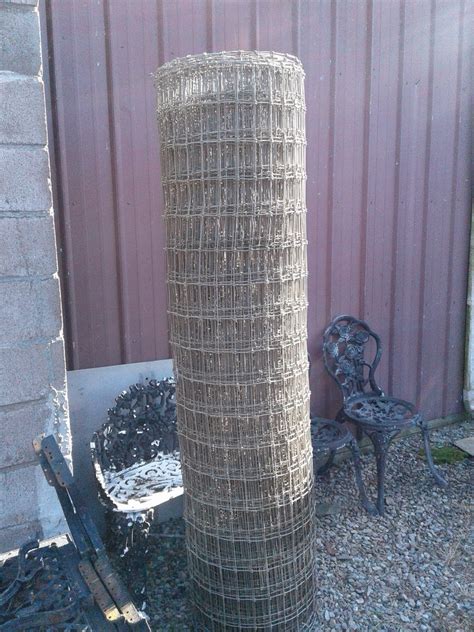 Vintage Woven Galvannealed Non Climb Fence Wire 100 Foot Roll Etsy
