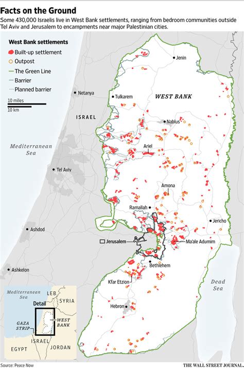 How Israelis See The Settlements Wsj