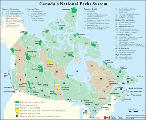 List Of National Parks Canadian Park Bagger