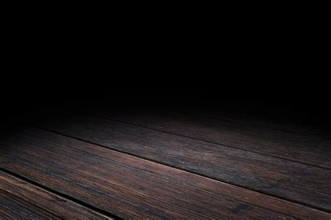 Premium Photo Dark Brown Wood Floor Texture Perspective Background