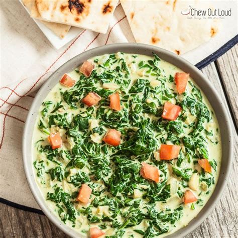 Easy Indian Creamed Spinach Recipe Creamed Spinach Indian Food