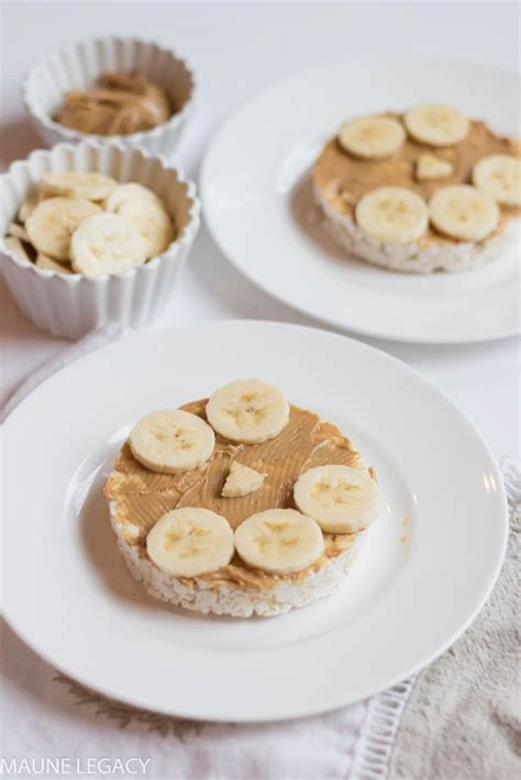 Peanut Butter Banana Rice Cakes Recipes And Lifestyle Jennifer Maune