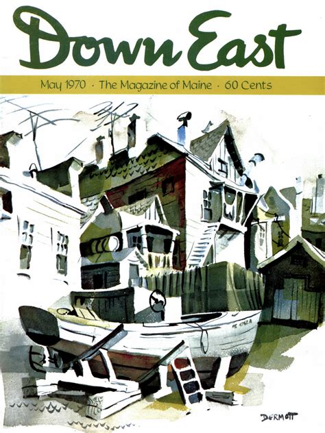 Down East Magazines May 1970 Cover By Veteran And Us Marine Corps