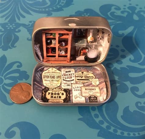 Witchs Kitchen In A Mini Altoids Tin Art Completed Projects The