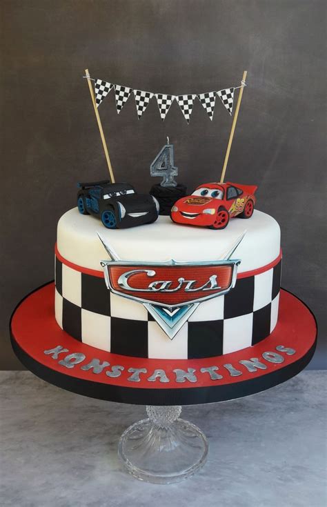 Click on the pictures to access the youtube links. Jackson Storm and Lightning McQueen cars cake. | Lightning ...