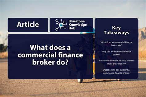 What Does A Commercial Finance Broker Do Bluestone Leasing Blog