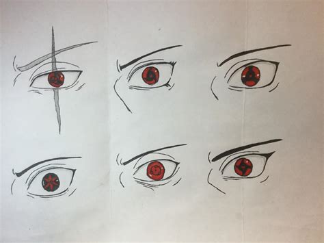 Sharingan Eyes Drawing Naruto Sharingan Eye Illustration Madara Uchiha