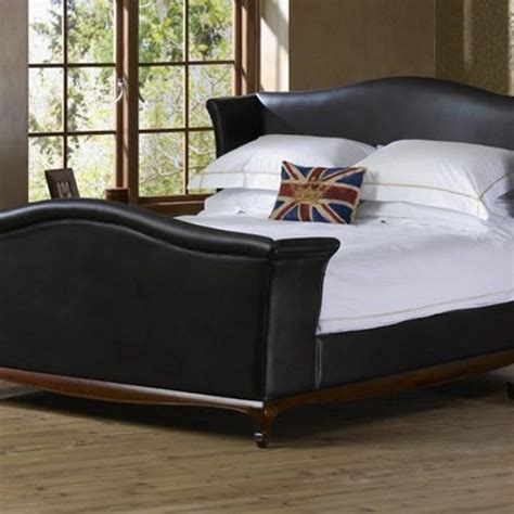 Frank Hudson Wing Luxurious Upholstered Bed Frame Only Quality Beds