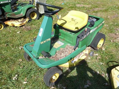 John Deere Rx75 Riding Lawn Mower Massive Lawn And Garden Tractor