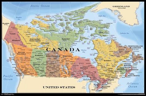 Map Of Canada Amznto2phk45h Map Of Canada Canada Map