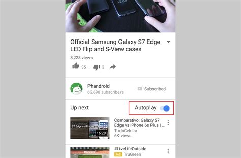 Youtube For Android Can Now Autoplay The Next Video Just Like On The