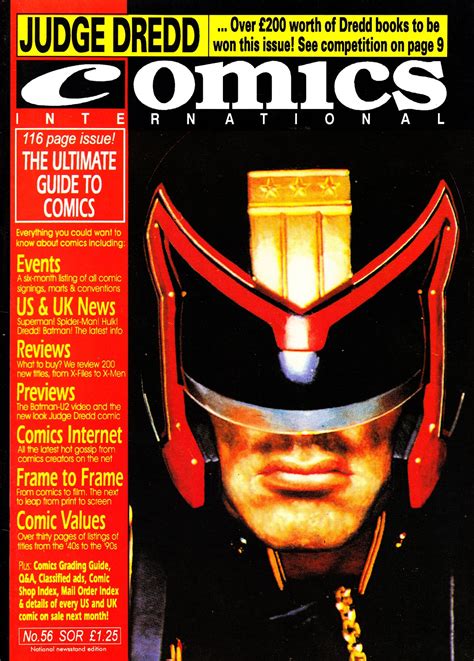 Starlogged Geek Media Again 1995 Comics International Judge Dredd