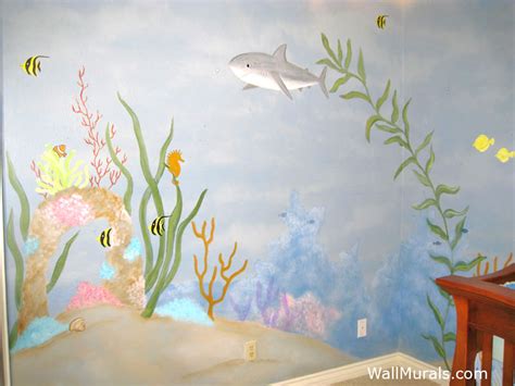 Ocean Wall Murals Beach Theme Underwater Wall Murals