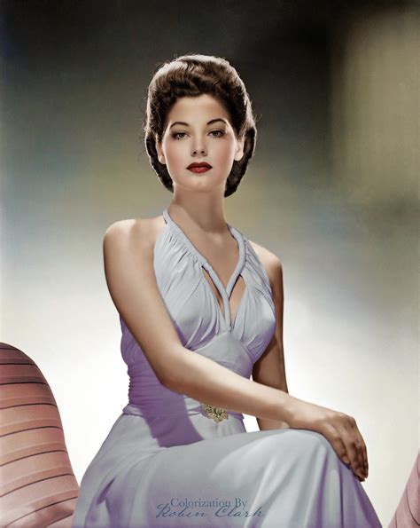 Actress Ava Gardner Circa 1950 Rcolorization