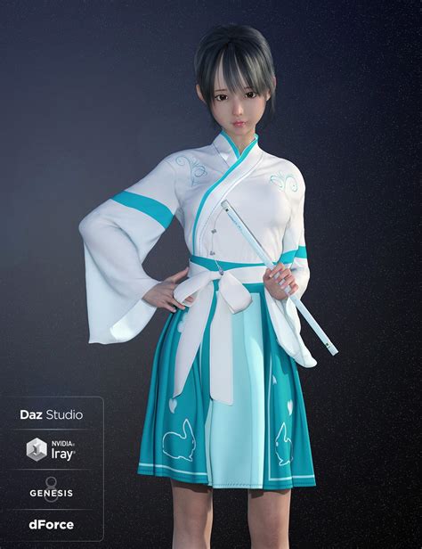 Dforce Modern Kimono For Genesis 8 Females Daz 3d