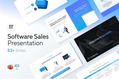 Software And Saas Sales Presentation Template