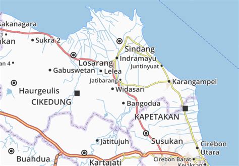 Michelin Indramayu Map Viamichelin