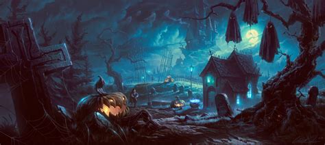 Halloween Spooky Desktop Wallpapers Wallpaper Cave