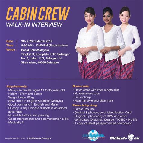 Book cheap malindo air air ticket online with easybook. Fly Gosh: Malindo Air Cabin Crew Recruitment - Walk in ...