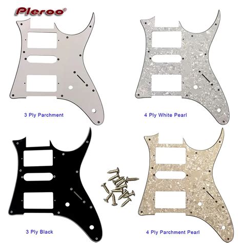 Pleroo Custom Guitar Parts For MIJ Ibanze GR40 Guitar Pickguard HSH