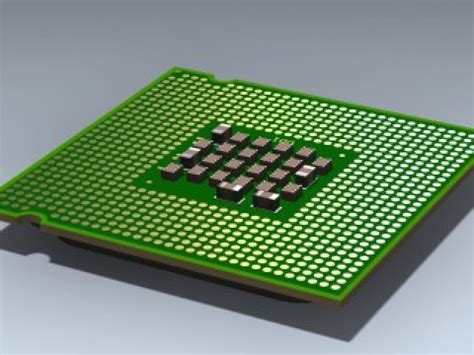 Central Processing Unit Cpu 3d Model By Mesh Factory