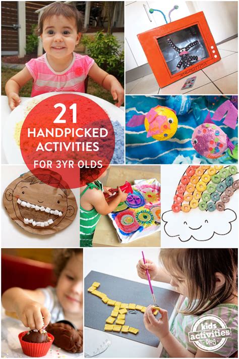 21 Crafts And Activities For 3 Year Olds Kids Activities Blog
