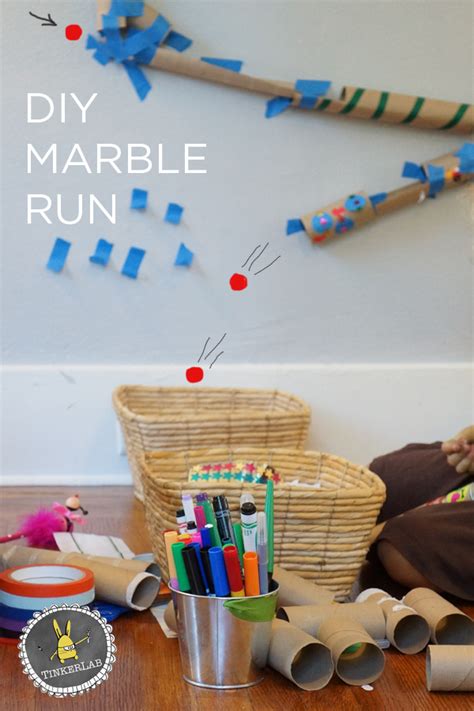 How To Make A Marble Run With Kids Tinkerlab