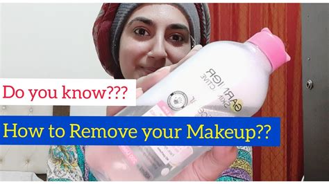 How To Remove Makeup Take Care Of Skin After Applying Makeup Makeup Removal Step