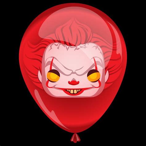 Pennywise Red Balloon Neatoshop Pennywise Horror Movie Art Pennywise The Dancing Clown