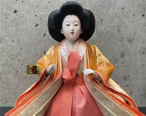 Traditional Japanese Doll Hina Ningyo Handmade Doll Hina Doll