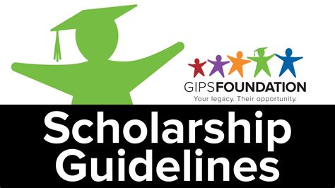 Scholarship Guidelines