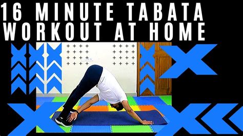 16 Minute Tabata Workout At Home Youtube