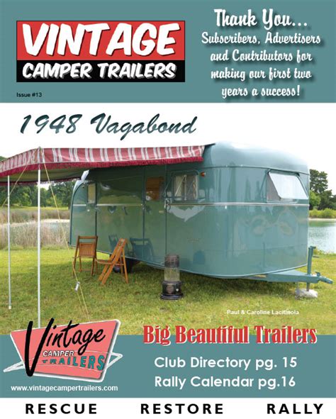 Vintage Camper Trailers Magazine