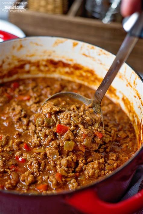 Looking for great low carb recipes? No Bean Chili Recipe, keto chil | Low carb chili, No bean ...