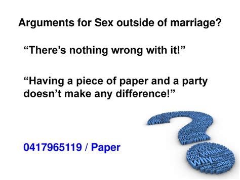 Is There Anything Wrong With Sex Before Marriage Ppt Download