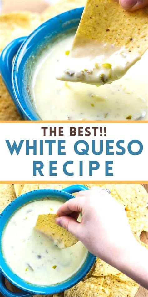 White Queso Cheese Dip 4 Ingredients 5 Minutes Video