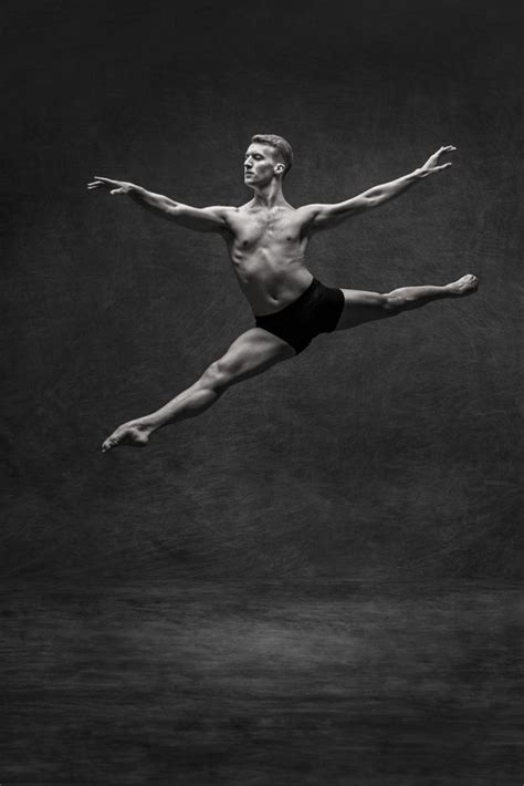Male Ballet Dancer Jumping Tyler Stableford Productions