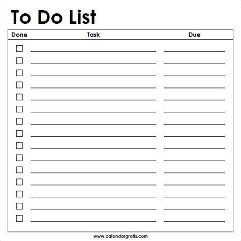 To Do List Template Printable Free in 2020 | Template printable, List